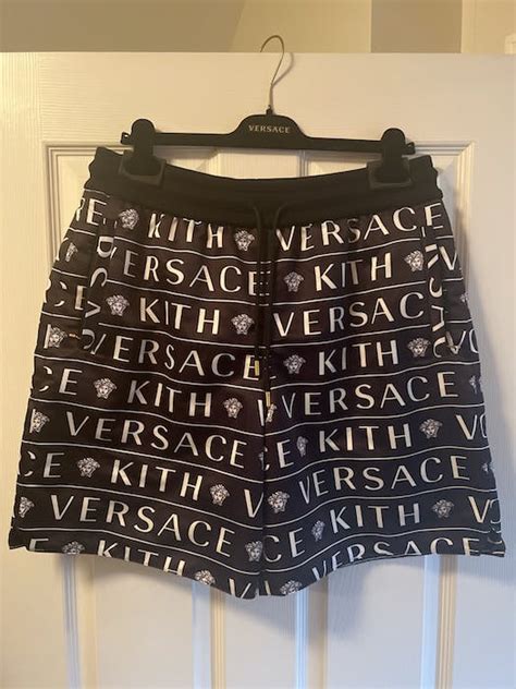 kith versace shorts price|Versace kith shoes.